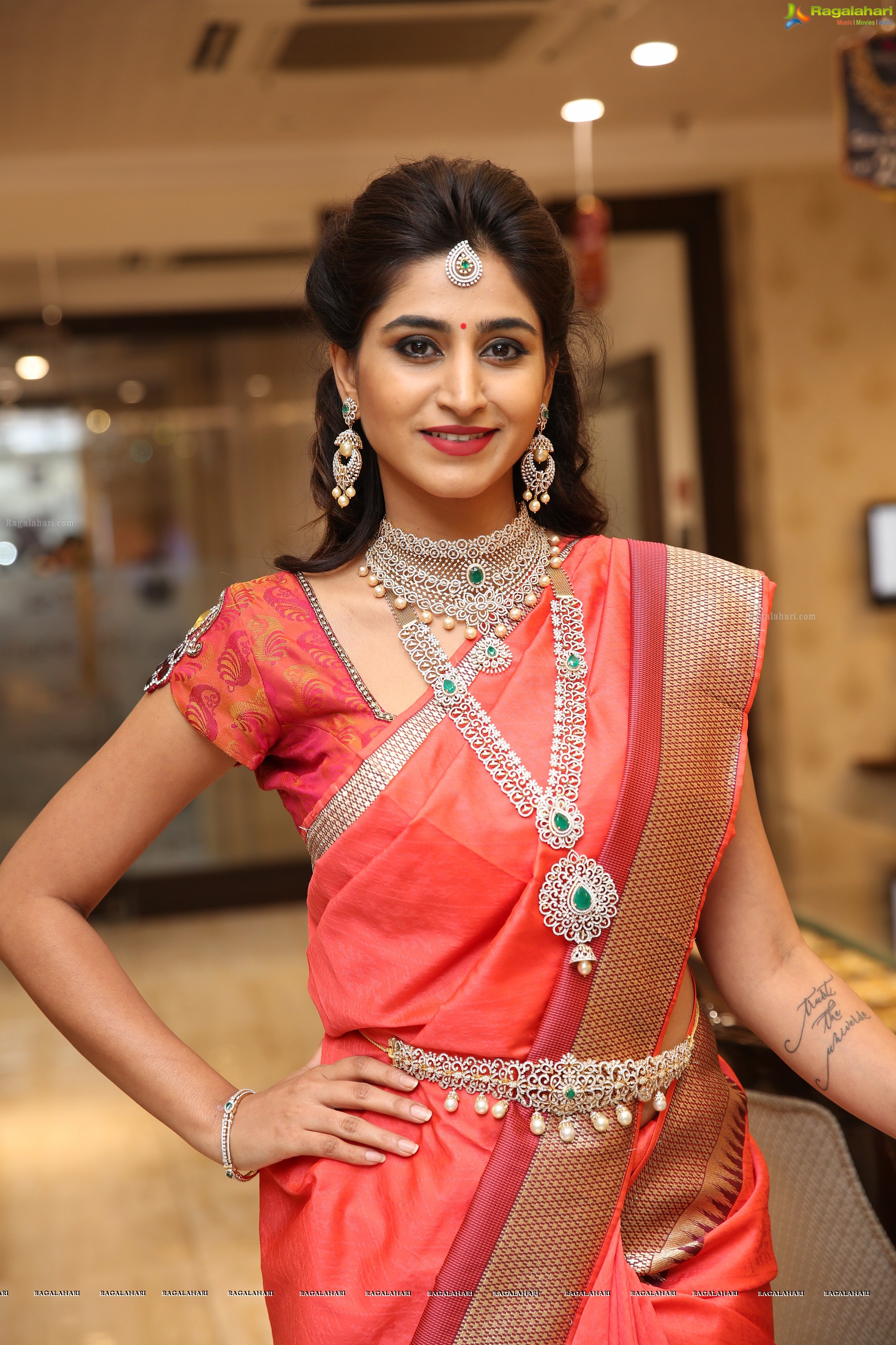 Varshini Sounderajan at Manepally Jewellers Utsavi Collection Launch  - HD Gallery