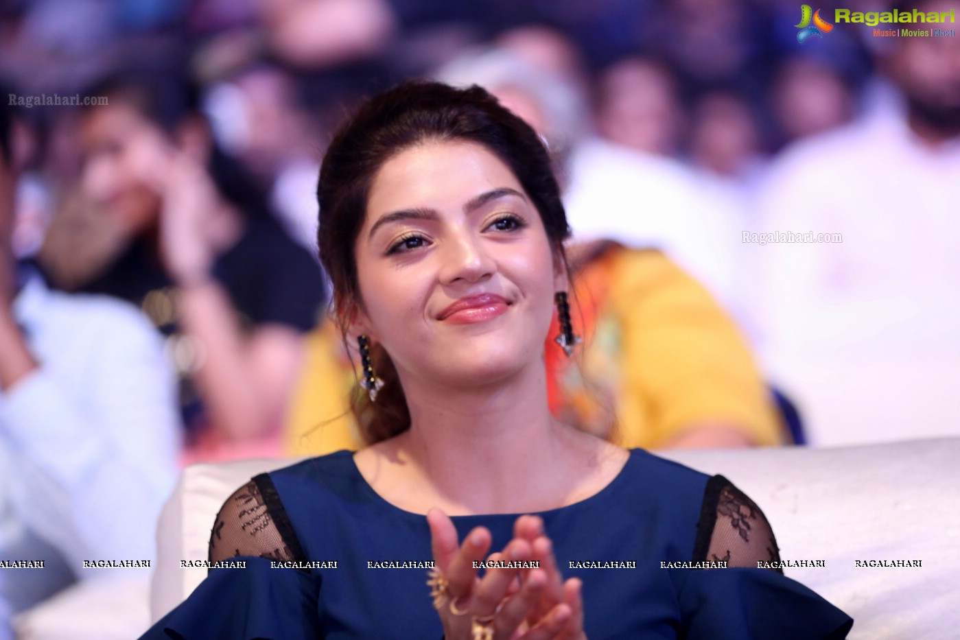 Mehreen Kaur Pirzada @ Hyderabad NOTA Public Meet