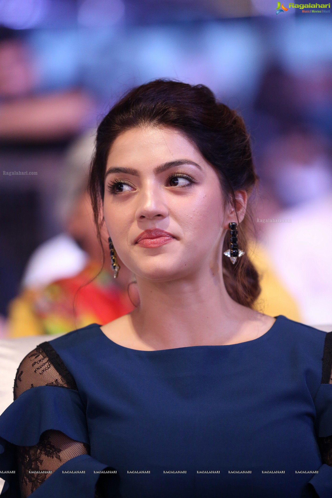 Mehreen Kaur Pirzada @ Hyderabad NOTA Public Meet