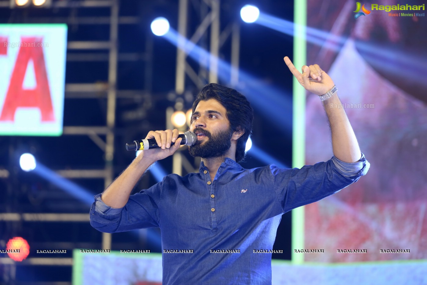 Vijay Devarakonda (High Resolution Posters) @ NOTA Public Meet, Hyderabad