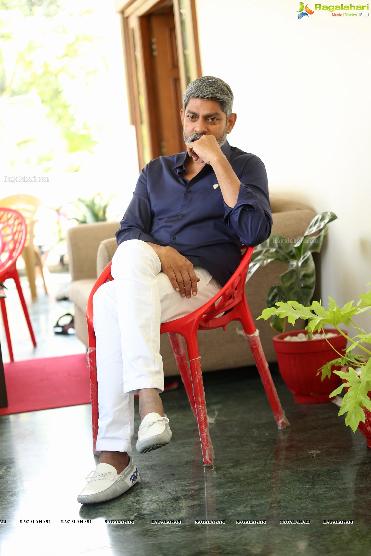 Jagapathi Babu @ Aravinda Sametha Interview