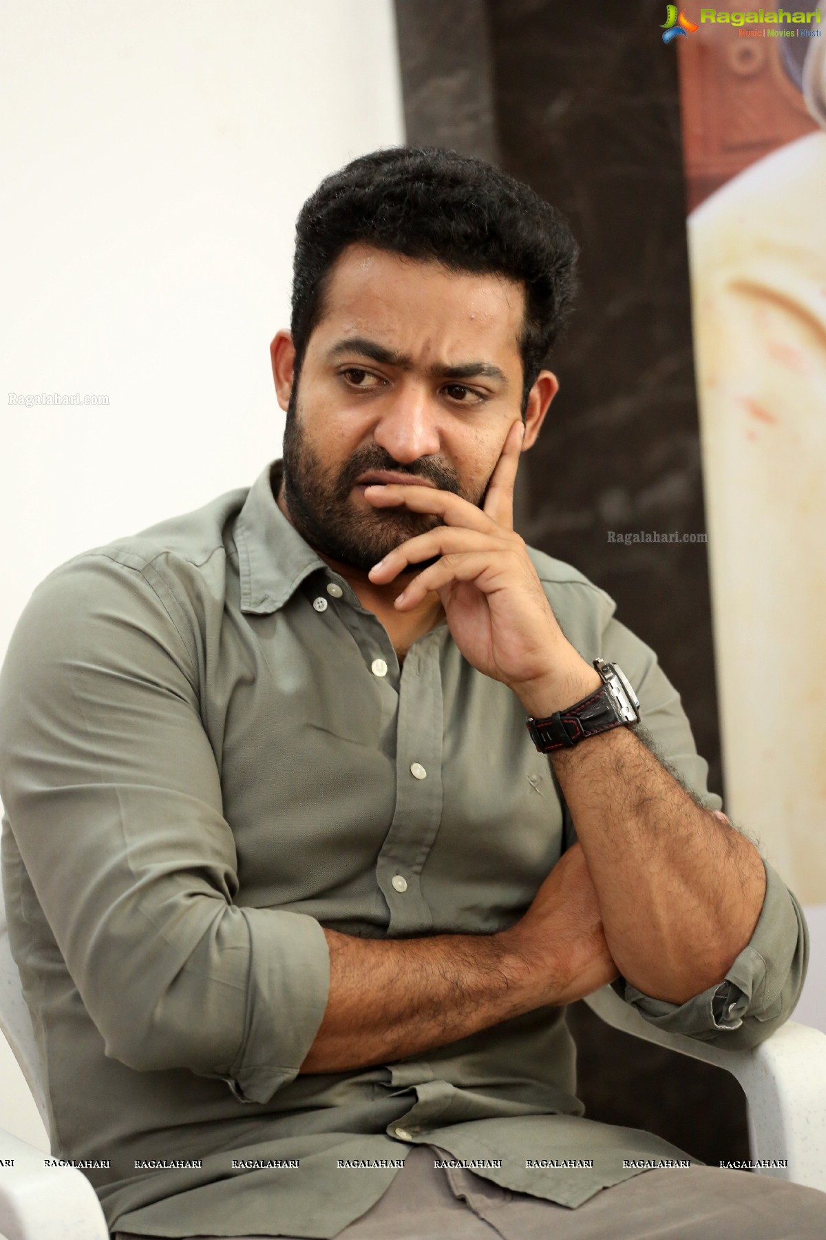 NTR at Aravinda Sametha Interview