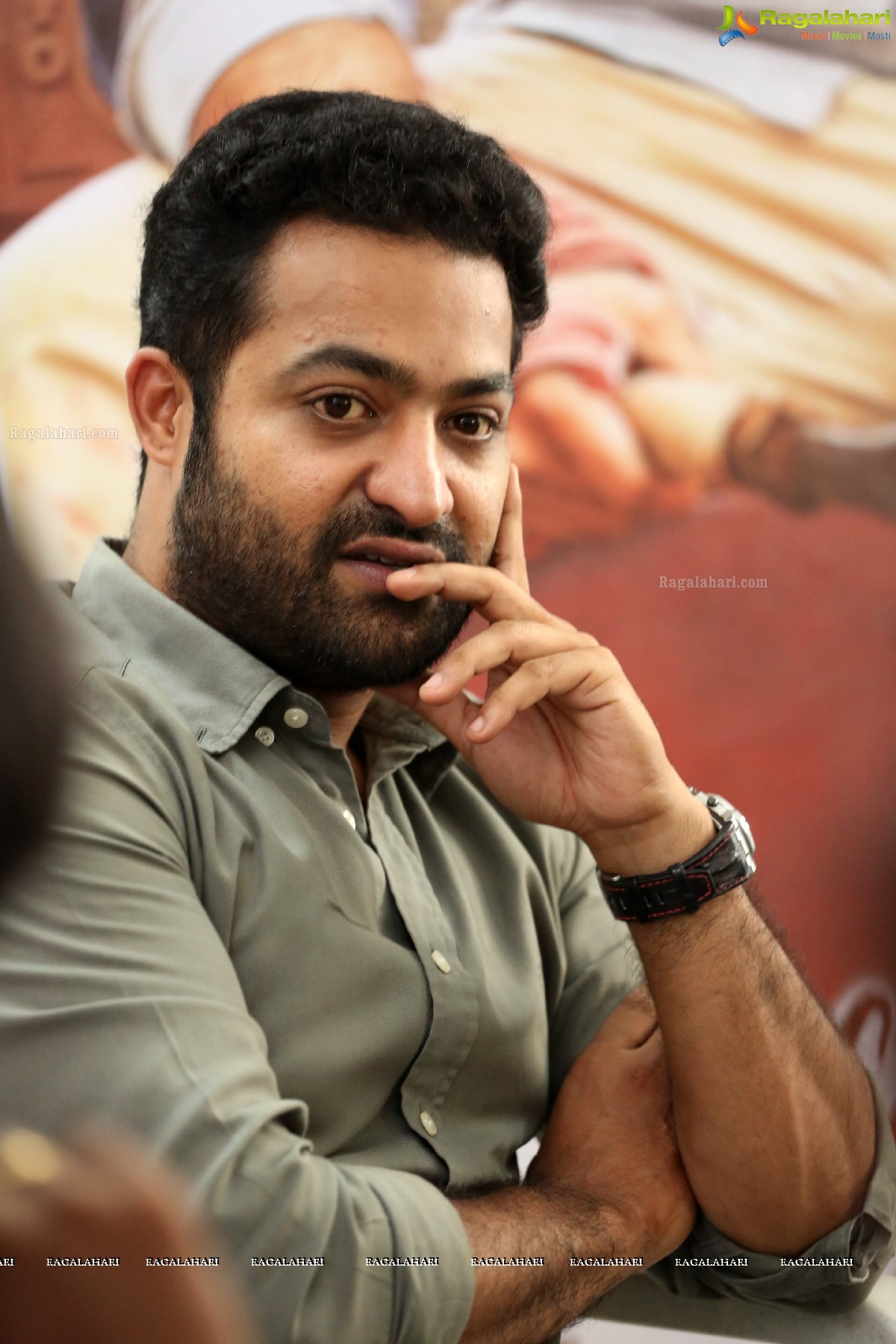 NTR at Aravinda Sametha Interview