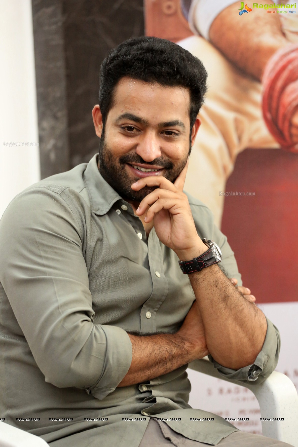 NTR at Aravinda Sametha Interview