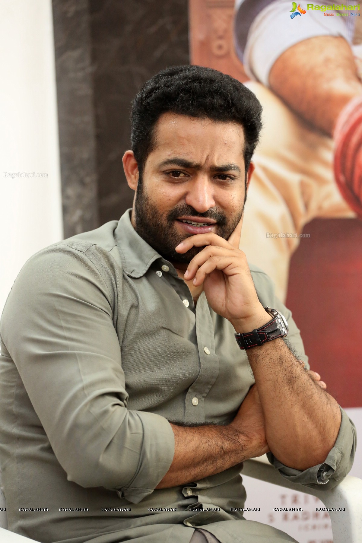 NTR at Aravinda Sametha Interview