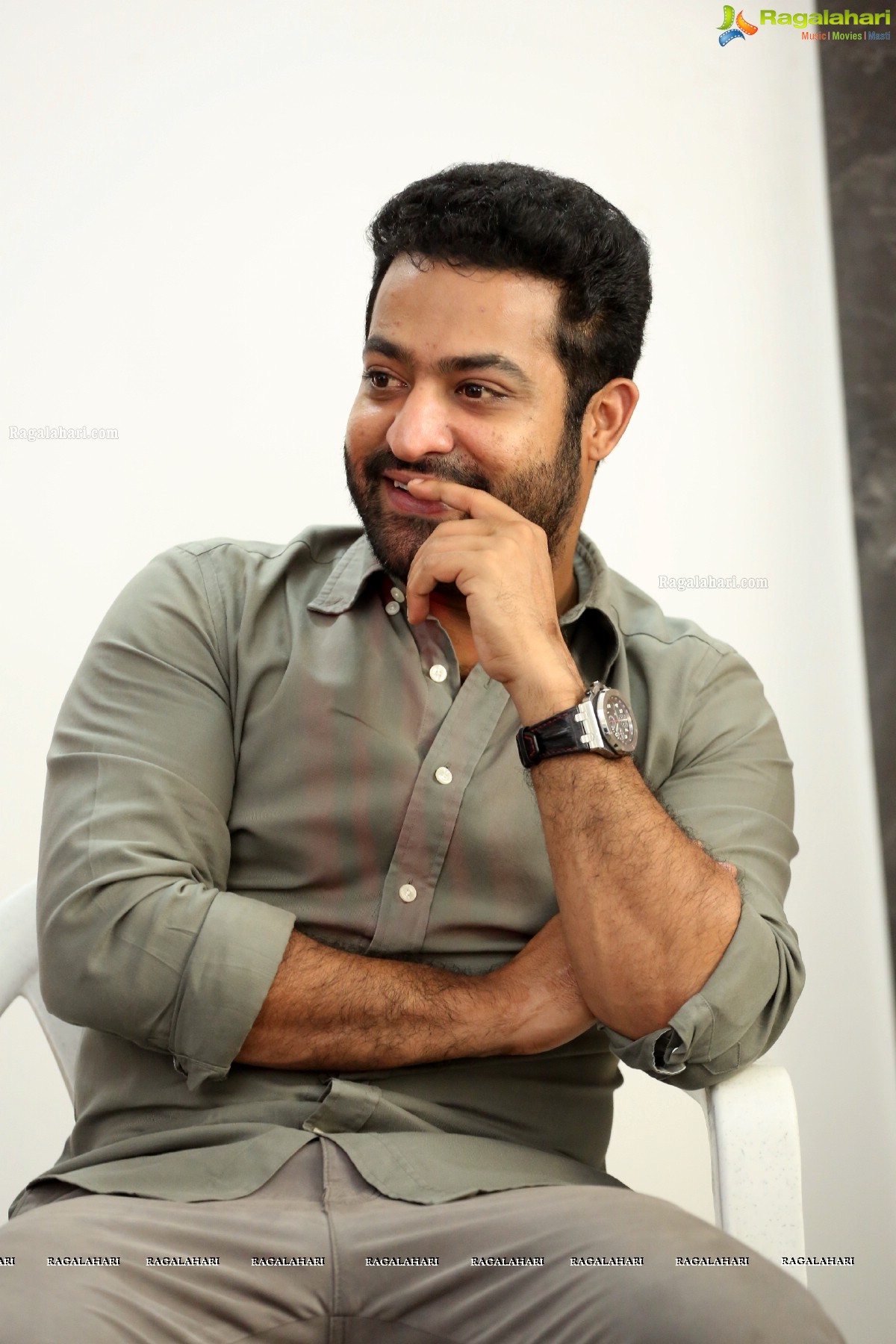 NTR at Aravinda Sametha Interview