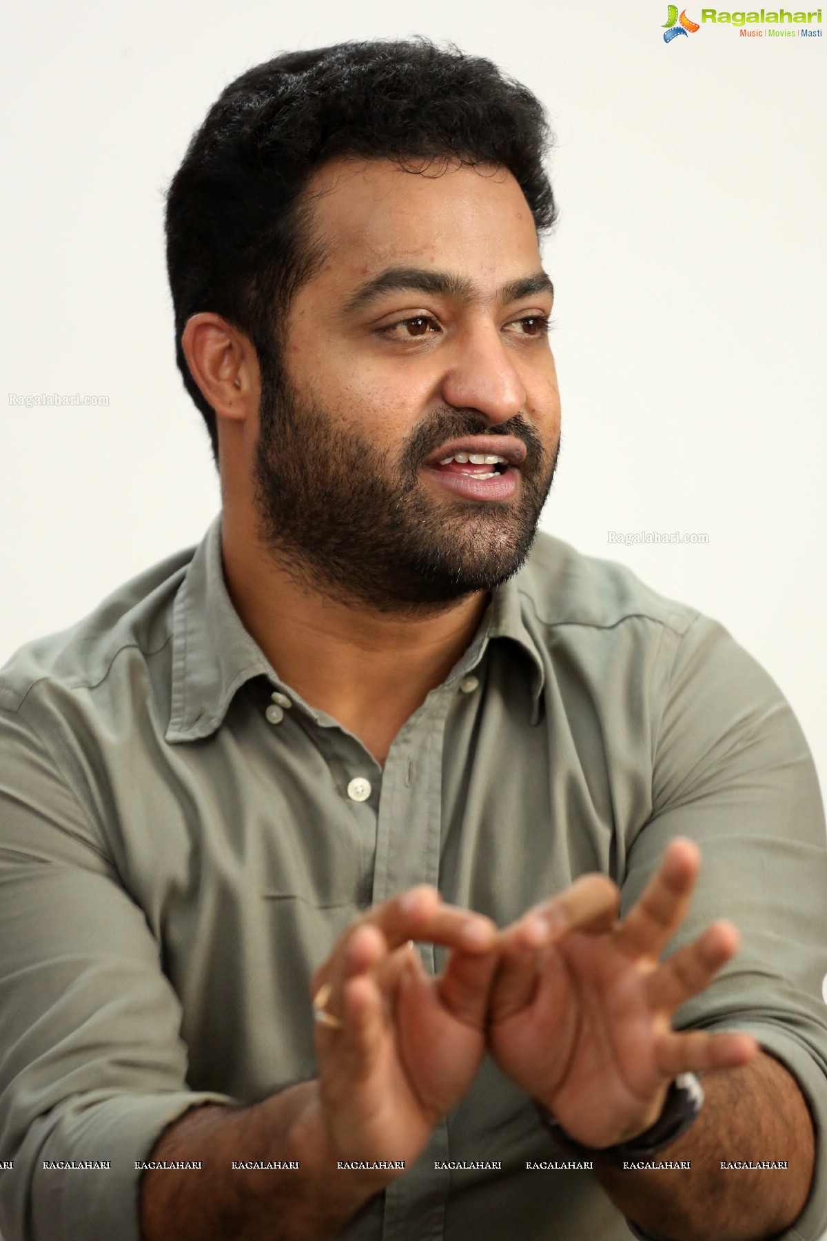 NTR at Aravinda Sametha Interview