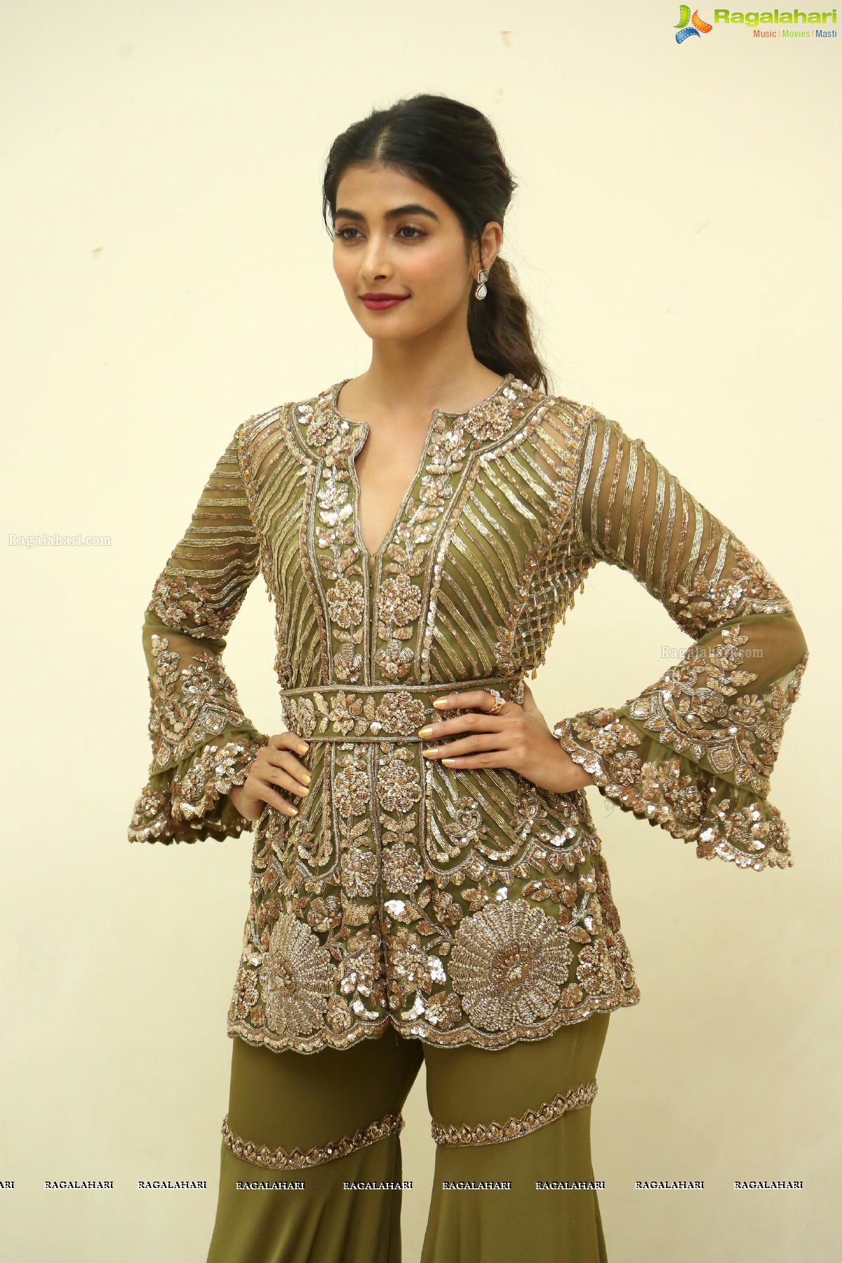 Pooja Hegde at Aravinda Sametha Success Meet