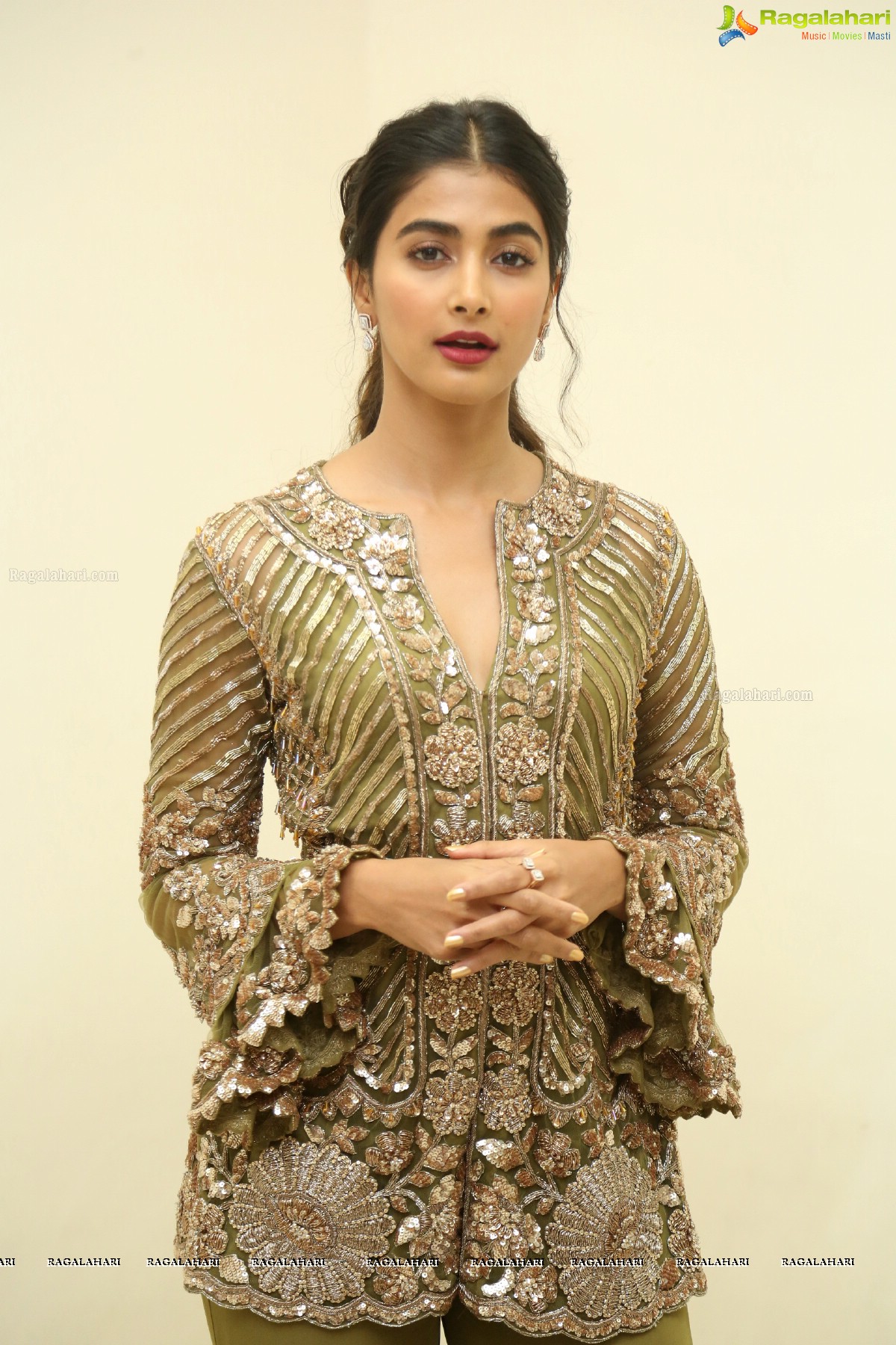 Pooja Hegde at Aravinda Sametha Success Meet