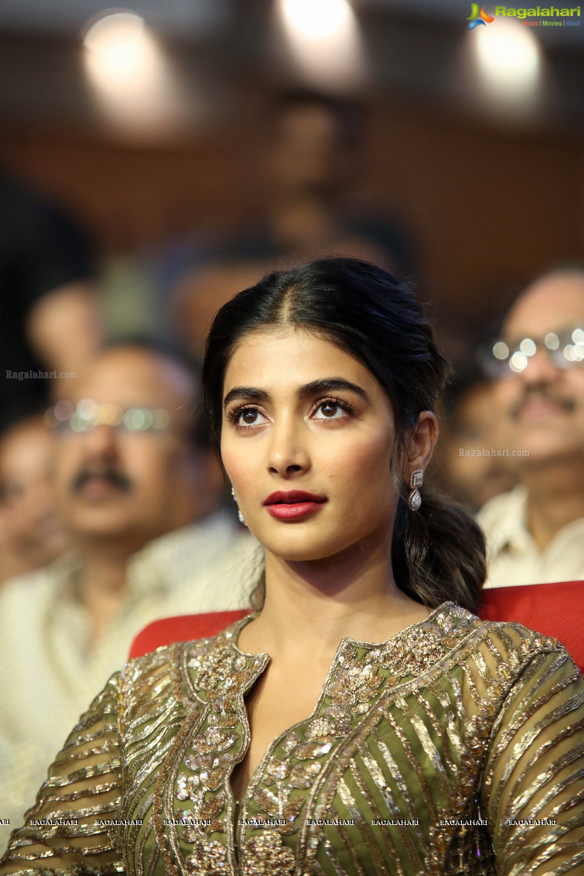 Pooja Hegde at Aravinda Sametha Success Meet