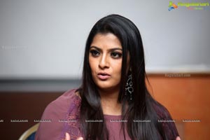 Varalaxmi Sarathkumar at Sarkar Interview