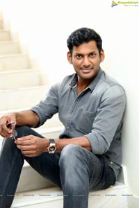 Vishal at Pandem Kodi 2 Interview