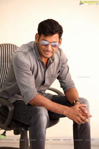 Vishal at Pandem Kodi 2 Interview