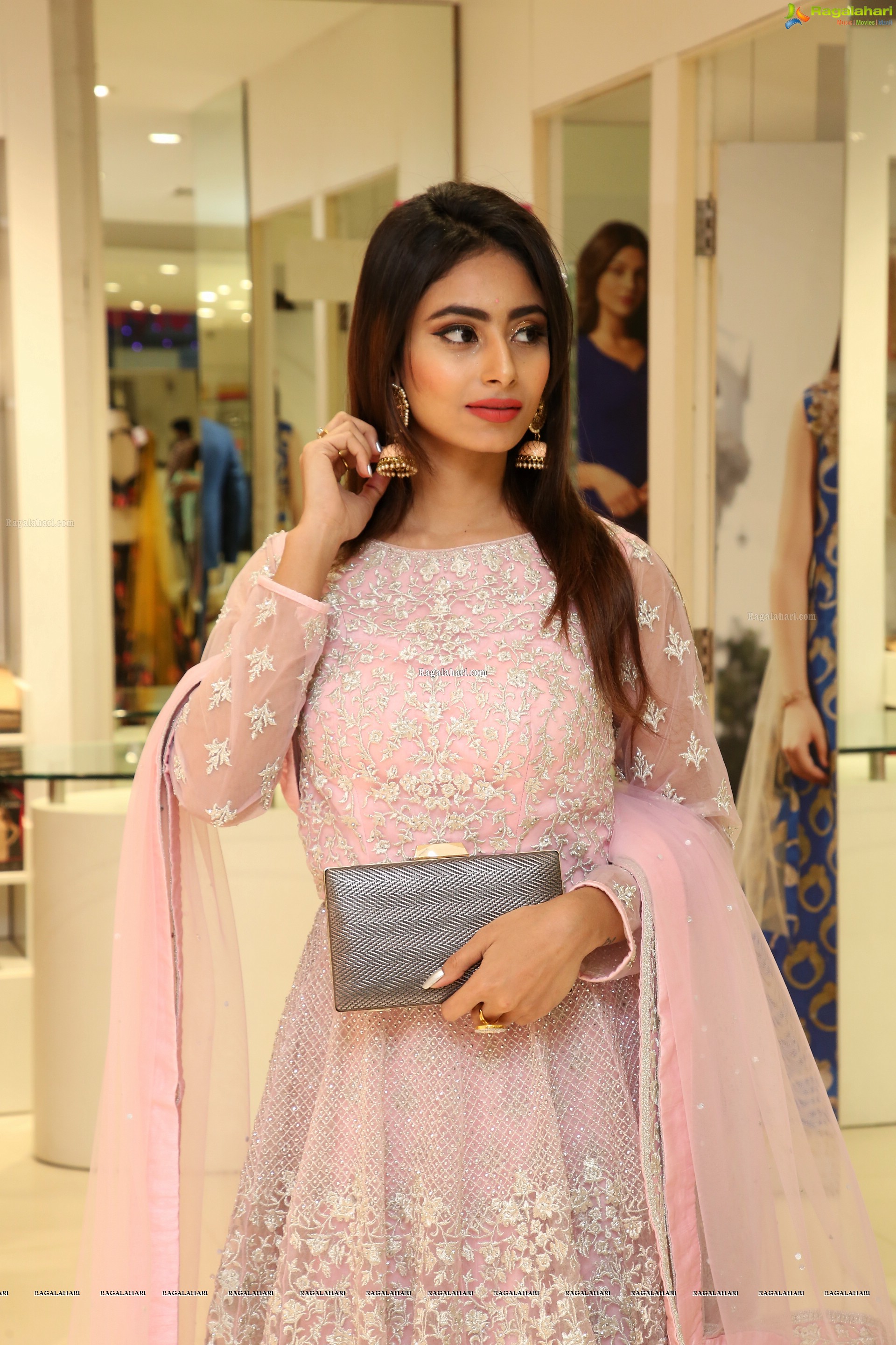 Honey Chowdary @ Neerus Majestic Diwali & Wedding Collection Launch - HD Gallery