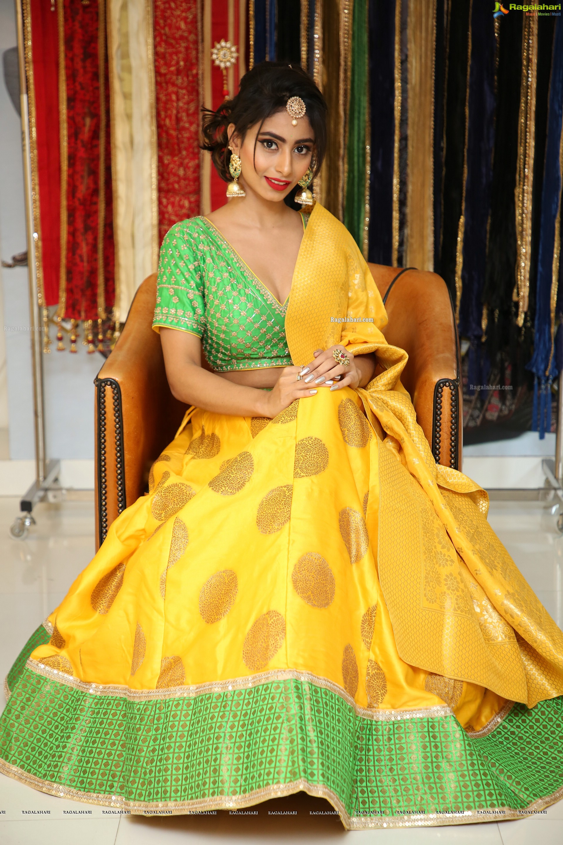 Honey Chowdary @ Neerus Majestic Diwali & Wedding Collection Launch - HD Gallery