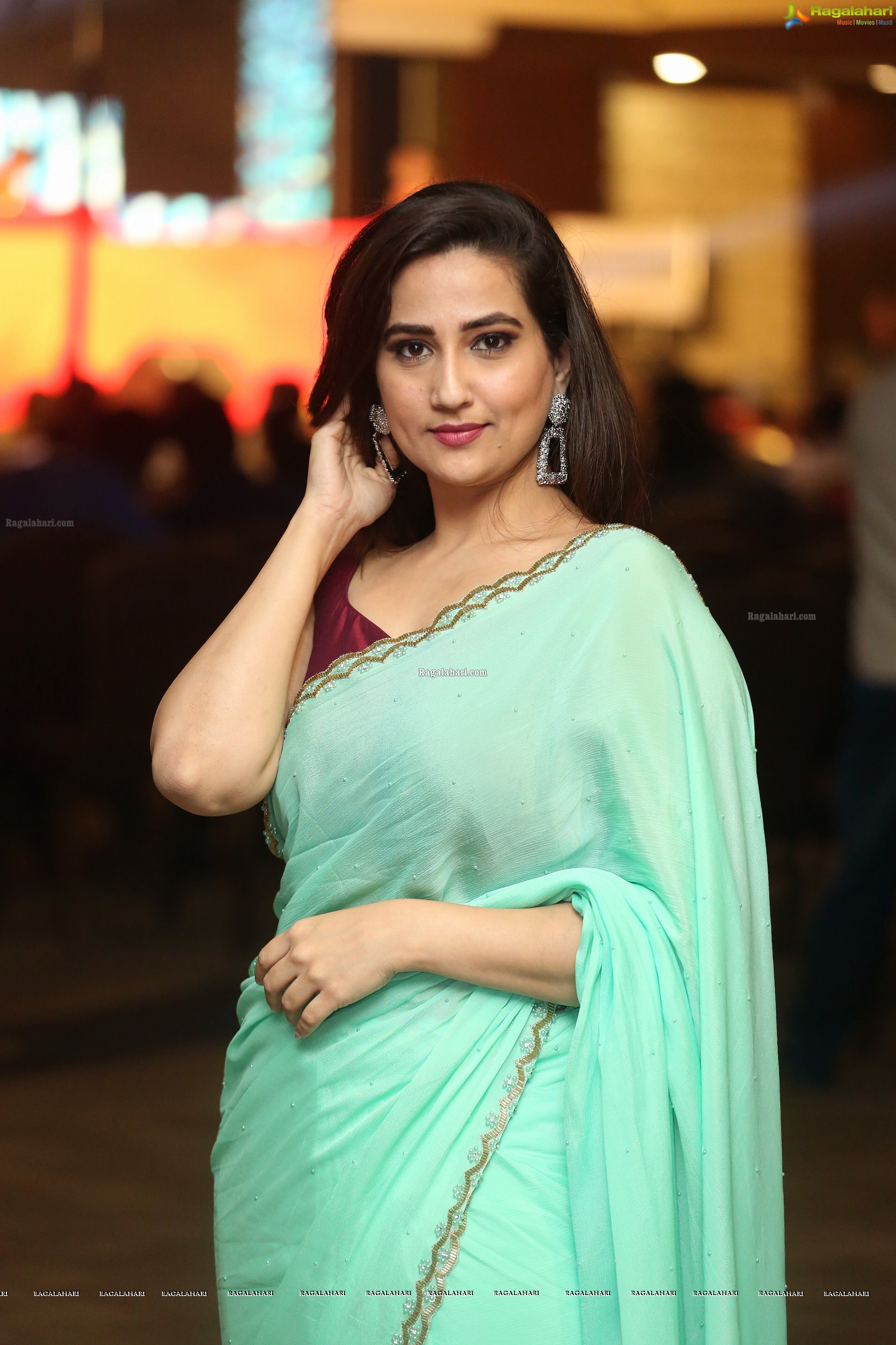 Manjusha @ Krishna Rao Supermarket Pre-Release Event - HD Gallery