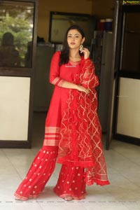 Megha Chowdhury at Oorantha Anukuntunnaru Interview