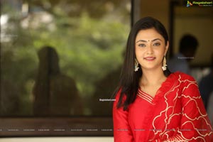 Megha Chowdhury at Oorantha Anukuntunnaru Interview