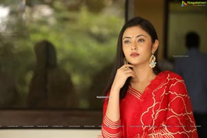 Megha Chowdhury at Oorantha Anukuntunnaru Interview