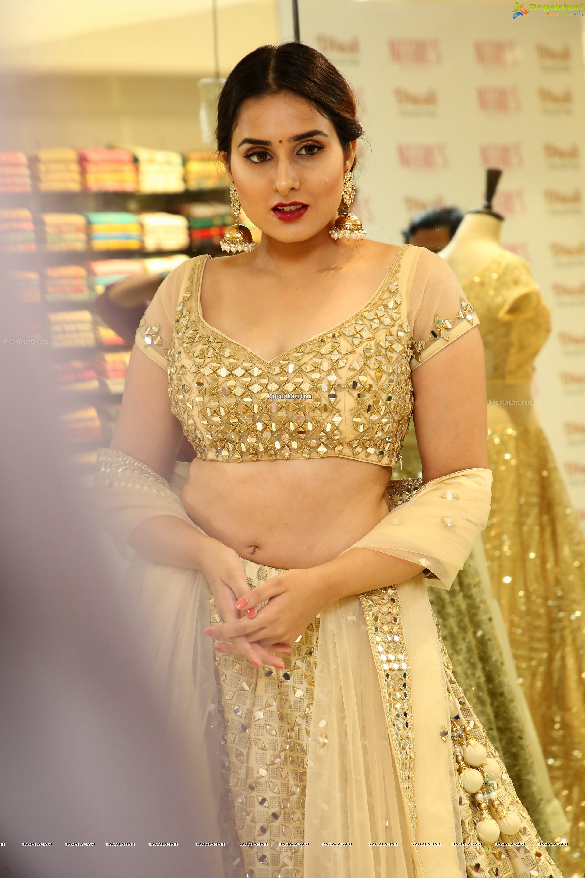 Nikitha Chaturvedi @ Neerus Majestic Diwali & Wedding Collection Launch - HD Gallery