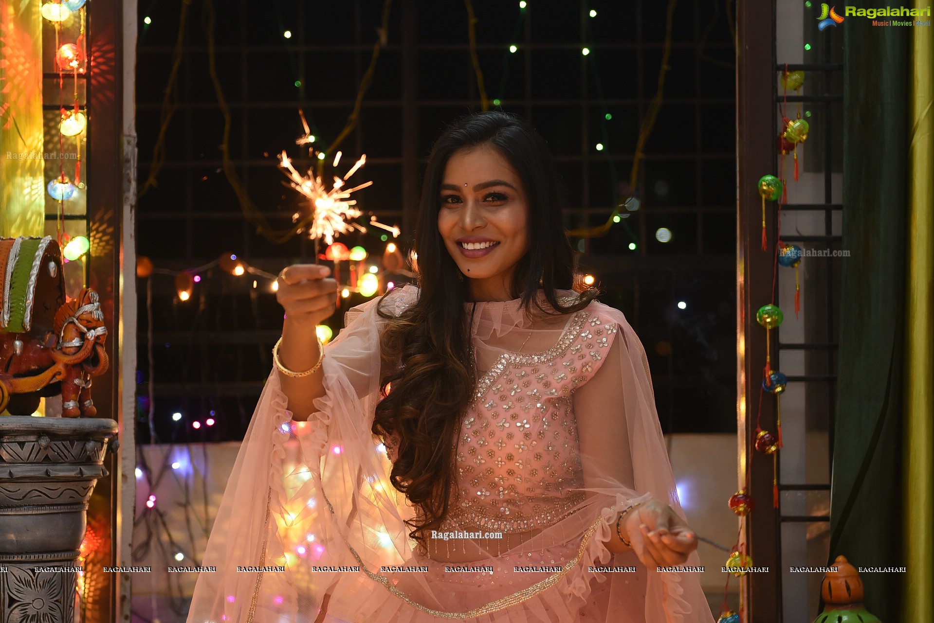 Sanjana Anne Diwali Photoshoot - HD Gallery