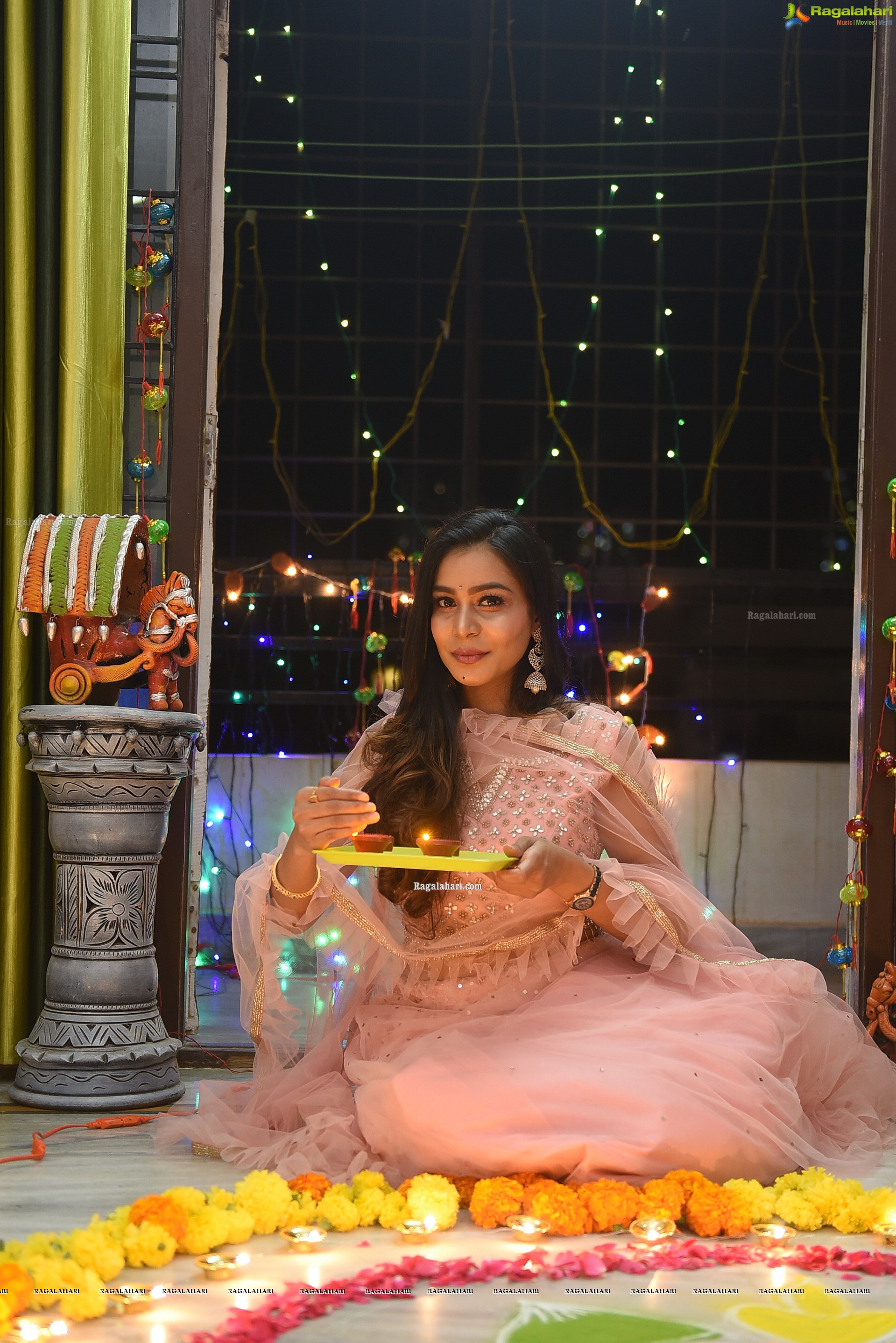 Sanjana Anne Diwali Photoshoot - HD Gallery