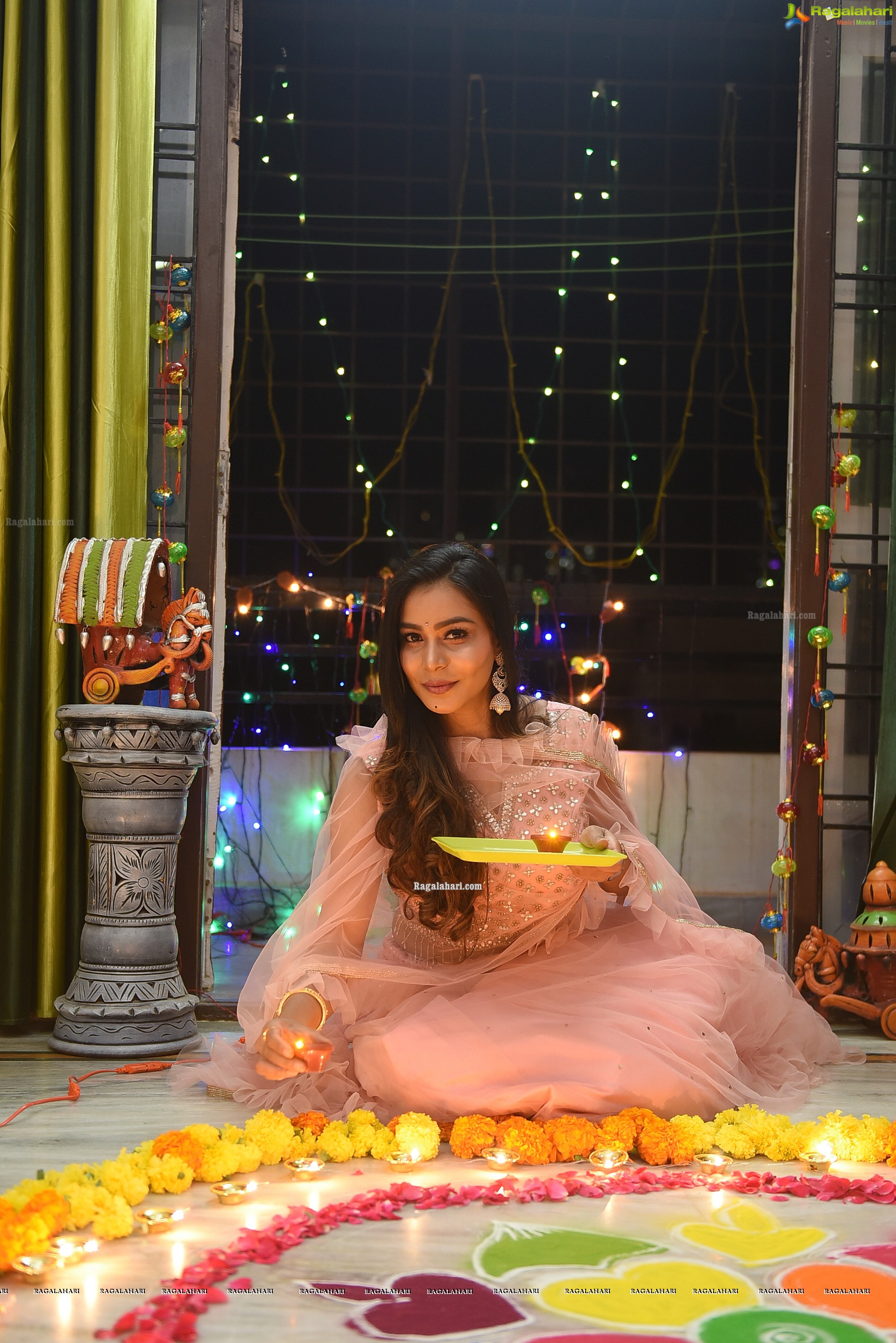 Sanjana Anne Diwali Photoshoot - HD Gallery