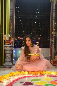 Sanjana Anne Diwali Photoshoot