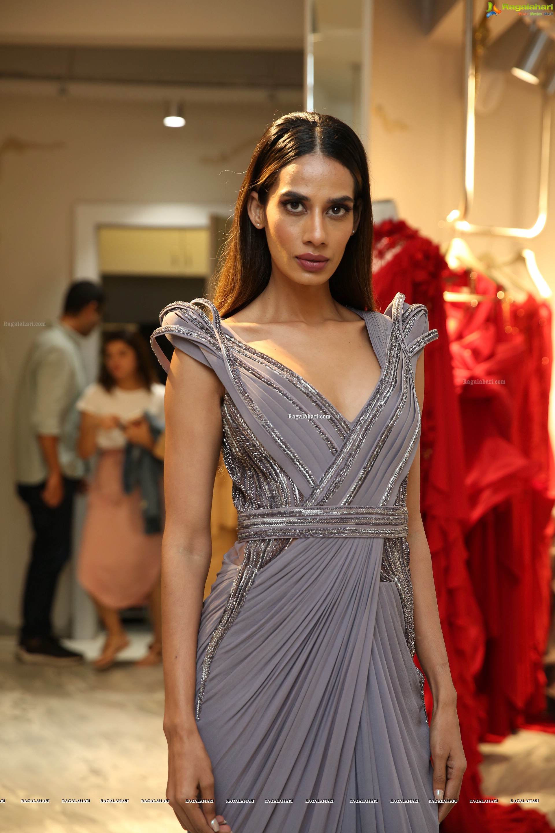 Sony Kaur @ Gaurav Gupta Hyderabad Store Launch  - HD Gallery