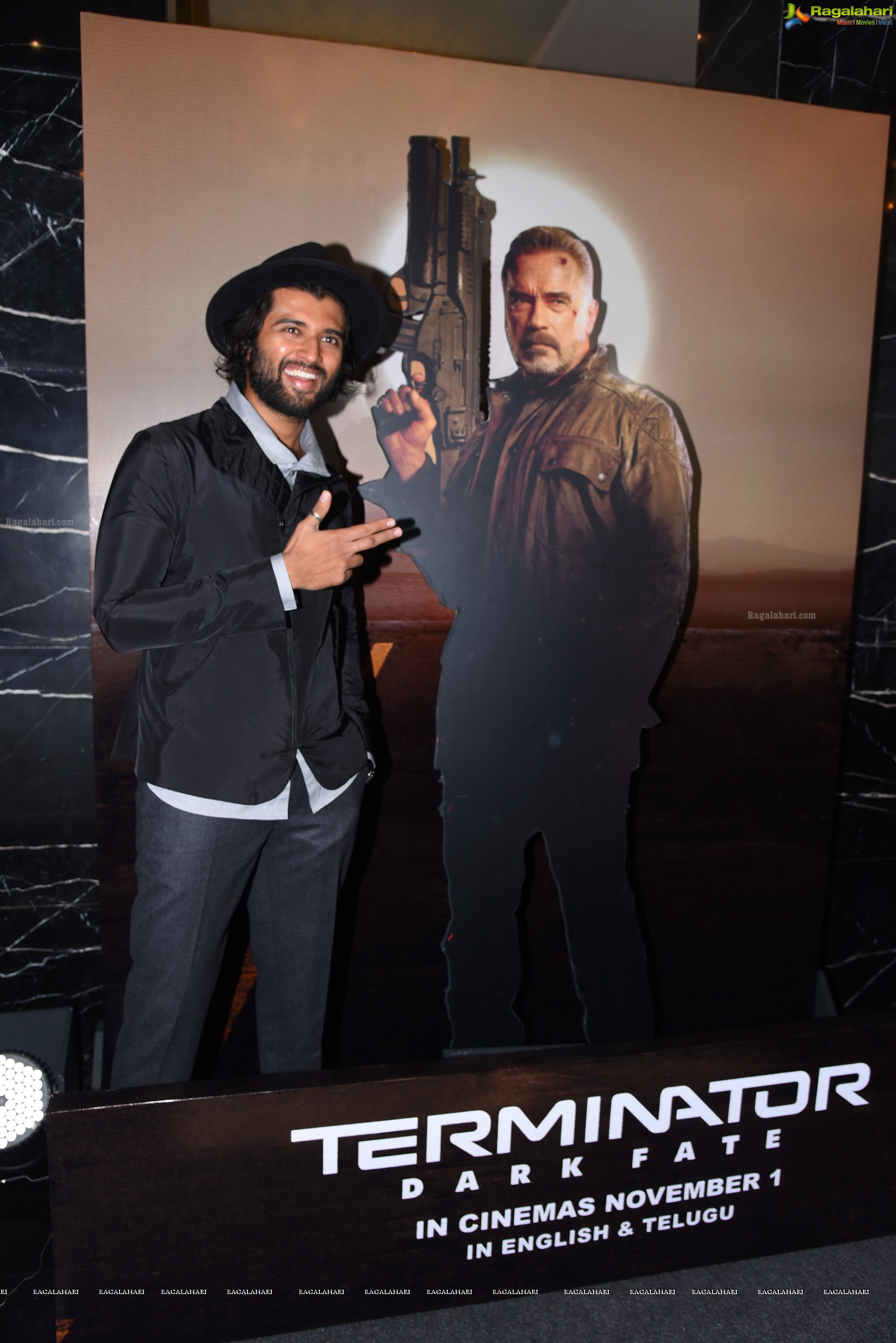 Vijay Deverakonda @ Terminator: Dark Fate Telugu Trailer Launch - HD Gallery