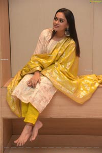 Geetha Bhagat at Orey Bujjiga Pre-Release Event