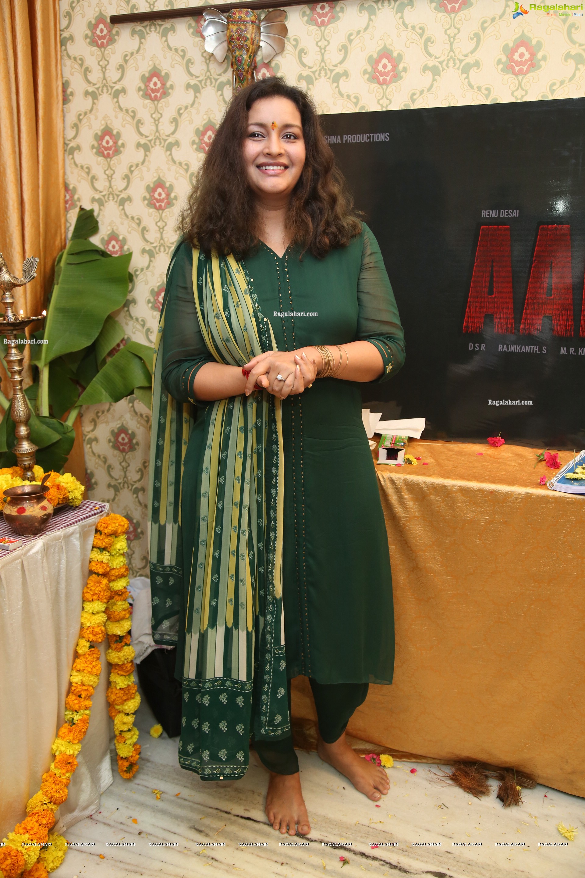 Renu Desai at Aadya Movie Opening, HD Gallery