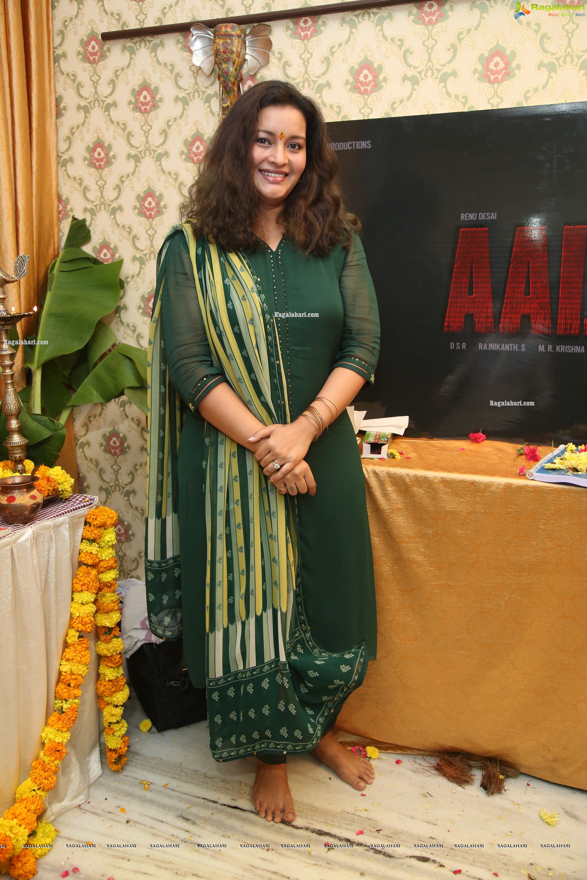 Renu Desai at Aadya Movie Opening, HD Gallery