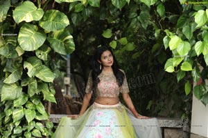 Swati Mandal in Primrose Yellow Embroidered Lehenga