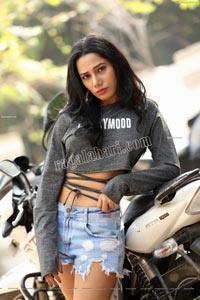 Tueeshaa in Gray Mini Medi Crop Top