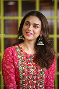 Aditi Rao Hydari at Maha Samudram Movie Interview