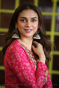 Aditi Rao Hydari at Maha Samudram Movie Interview