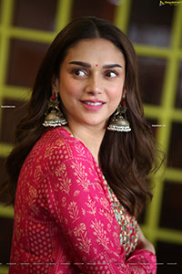 Aditi Rao Hydari at Maha Samudram Movie Interview