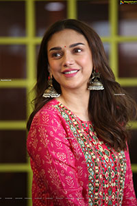 Aditi Rao Hydari at Maha Samudram Movie Interview