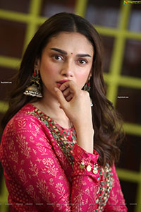 Aditi Rao Hydari at Maha Samudram Movie Interview