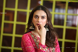 Aditi Rao Hydari at Maha Samudram Movie Interview