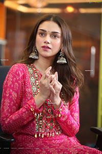 Aditi Rao Hydari at Maha Samudram Movie Interview