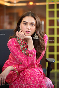 Aditi Rao Hydari at Maha Samudram Movie Interview