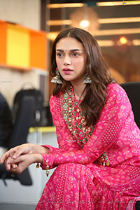 Aditi Rao Hydari at Maha Samudram Movie Interview