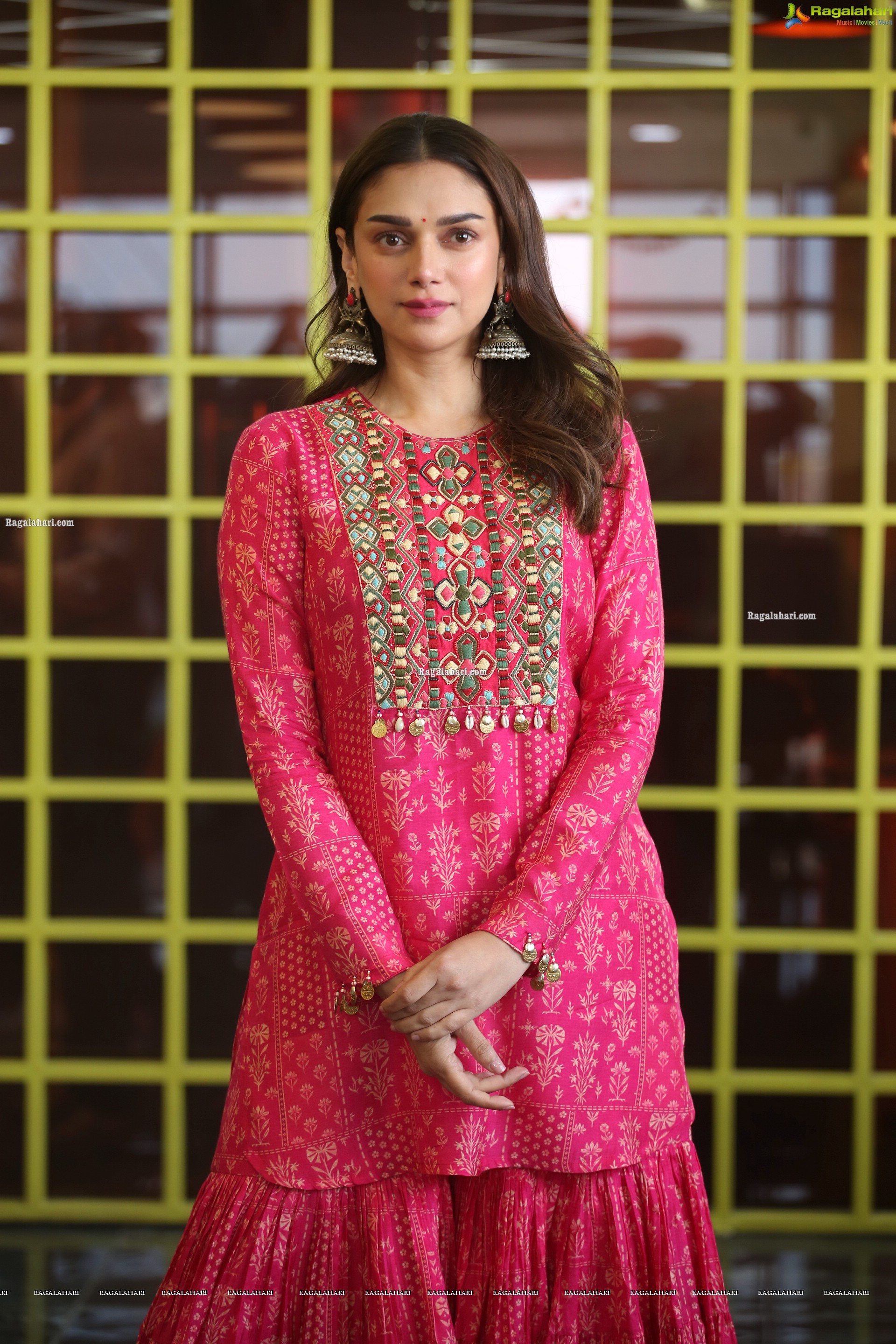 Aditi Rao Hydari at Maha Samudram Movie Interview, HD Photo Gallery