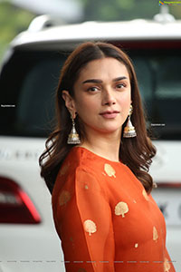 Aditi Rao Hydari at Maha Samudram Movie Press Meet