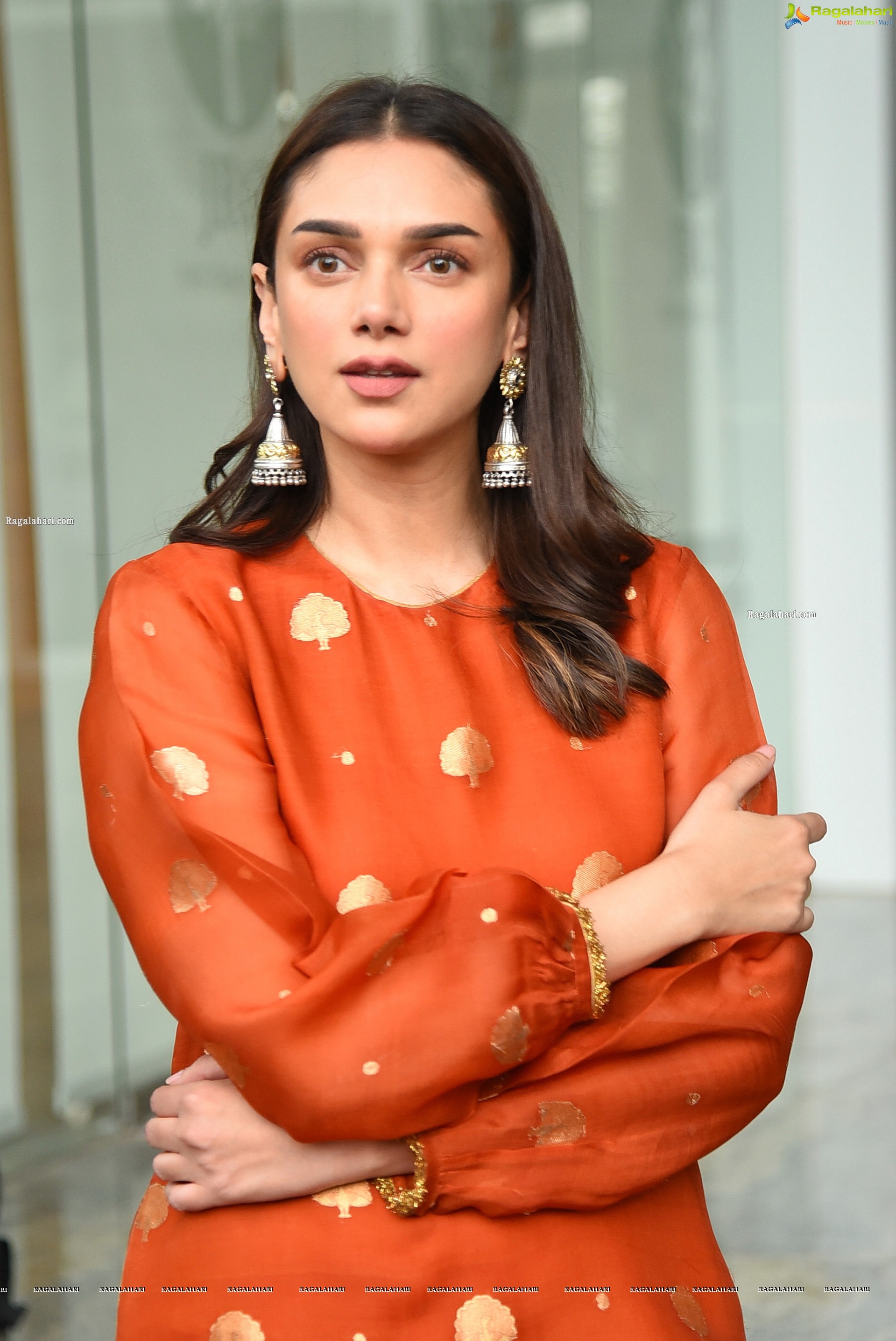 Aditi Rao Hydari at Maha Samudram Movie Press Meet, HD Photo Gallery