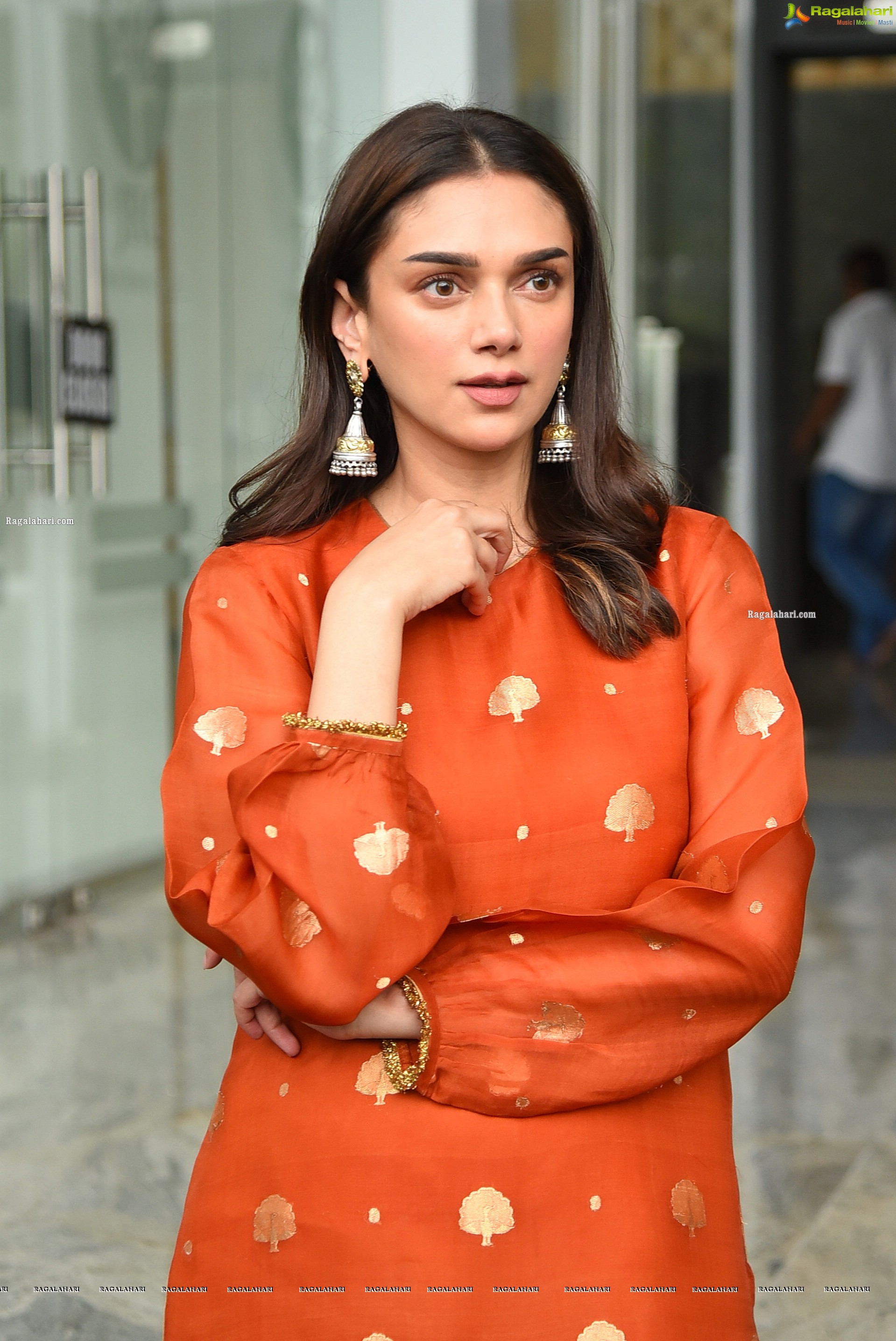 Aditi Rao Hydari at Maha Samudram Movie Press Meet, HD Photo Gallery