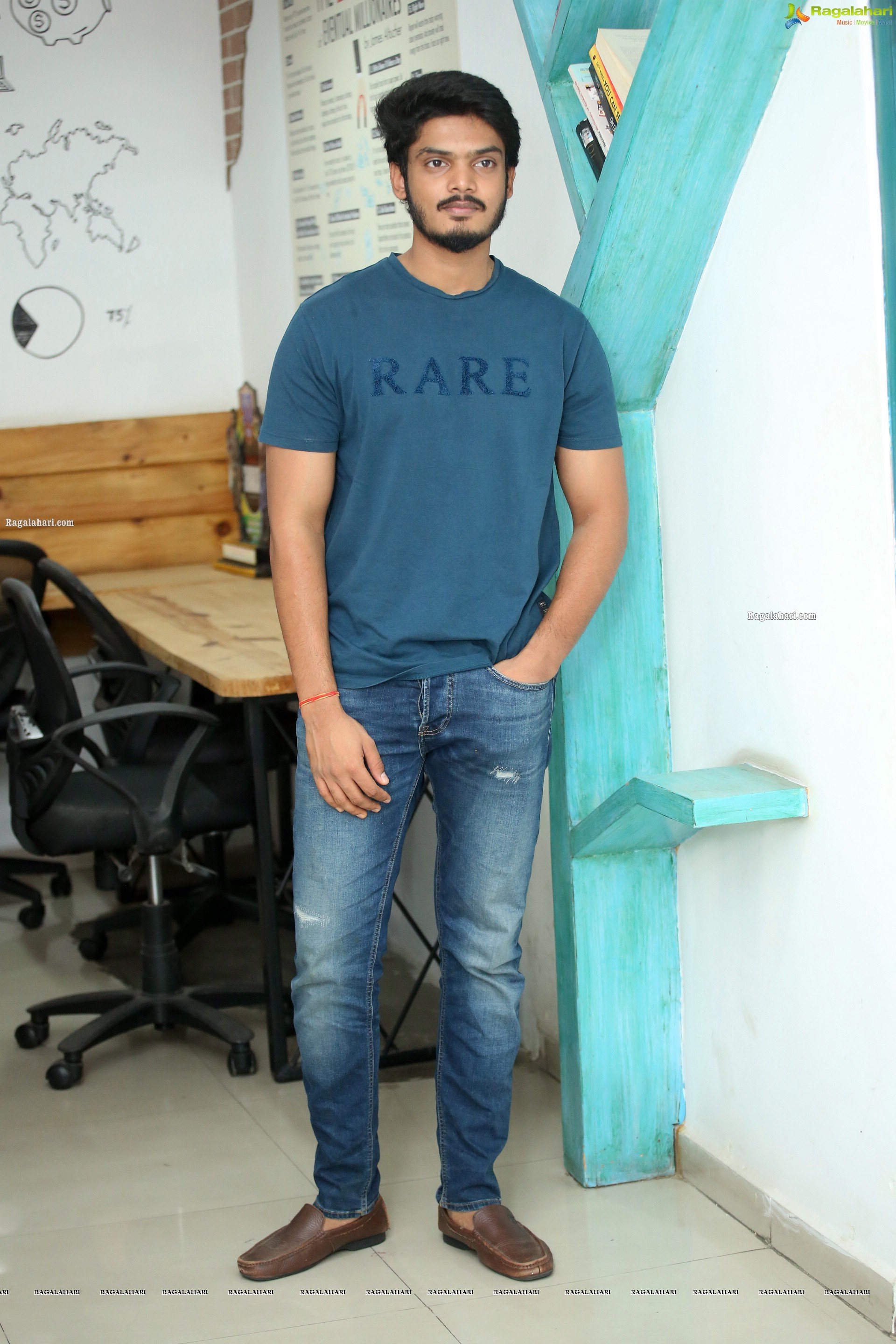 Akash Puri at Romantic Movie Interview, HD Photo Gallery