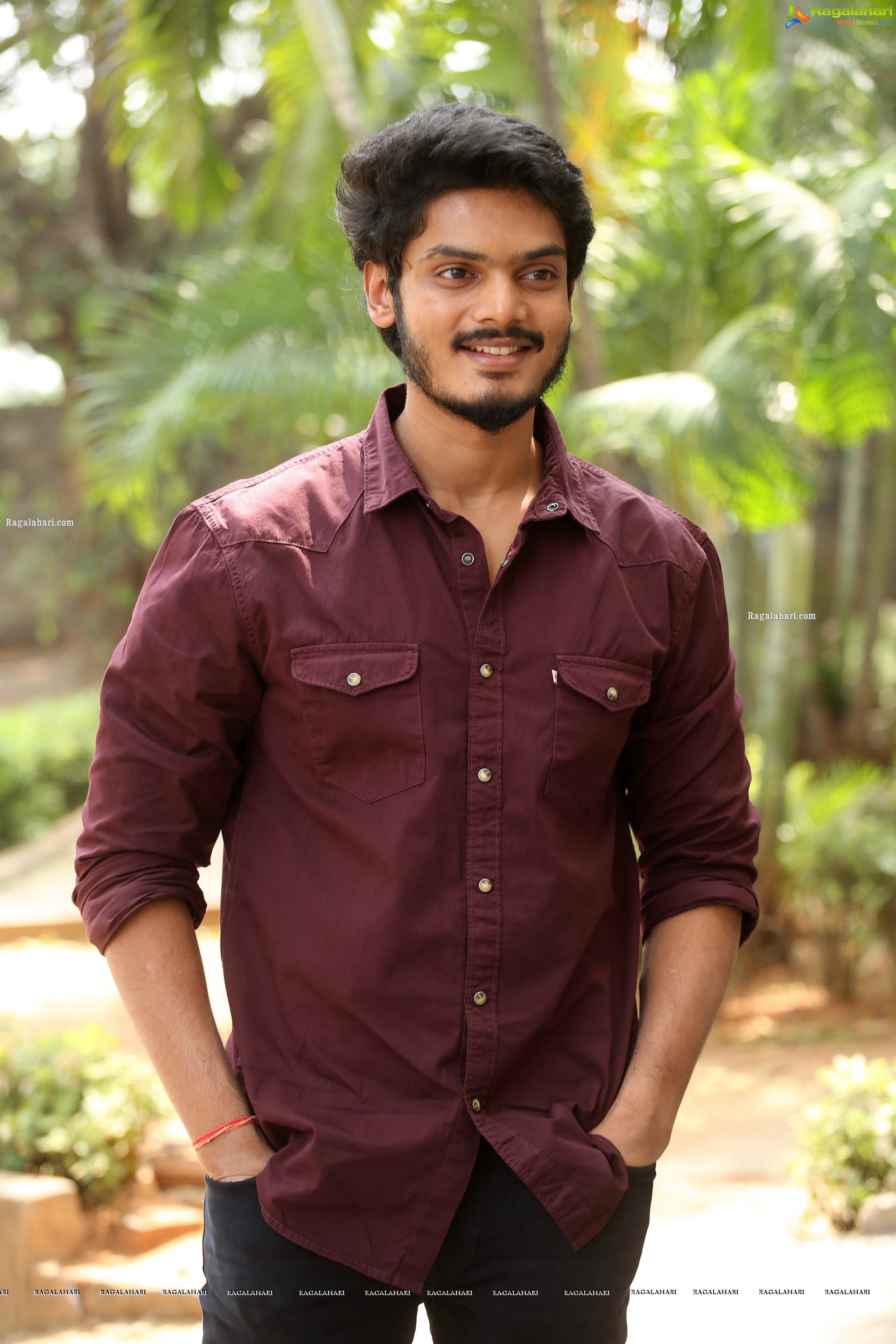 Akash Puri at Romantic Movie Press Meet, HD Photo Gallery